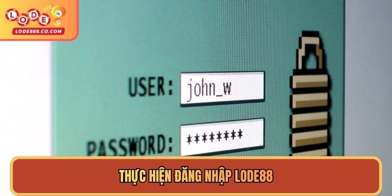 Thực hiện Đăng nhập Lode88